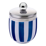 Bia International Porcelain Egg Coddler - Blue Stripe