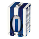 Bia International Porcelain Egg Coddler - Blue Stripe