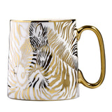 Bia International Porcelain 450ml Animal Mug - Zebra