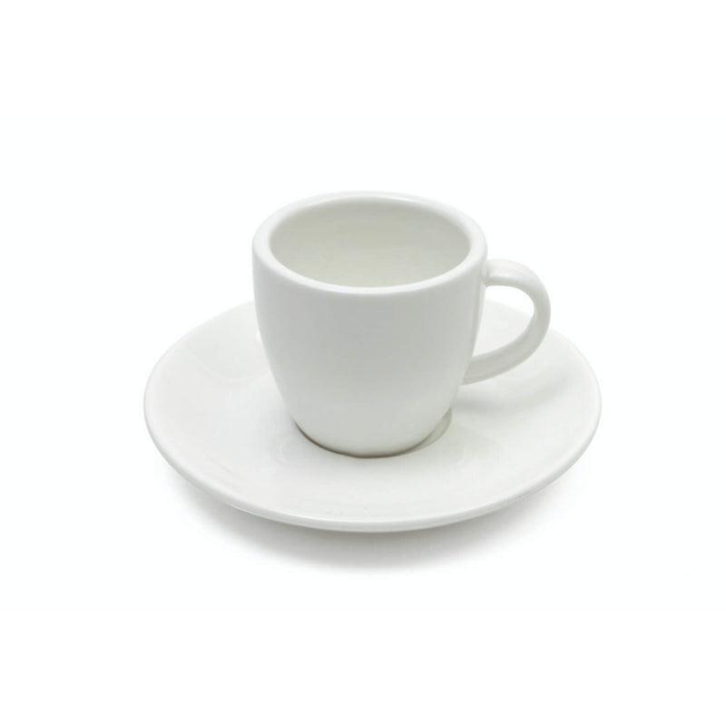 Maxwell & Williams White Basics Round Demi Cup & Saucer - 100ml