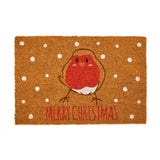 Premier Christmas 40cm x 60cm Doormat - Robin