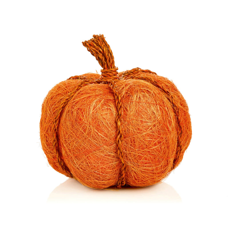 Premier 18cm Natural Jute Pumpkin - Orange