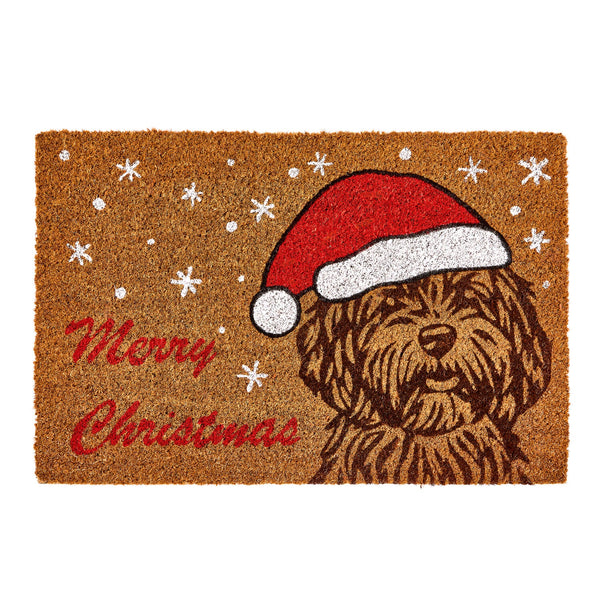 Premier Christmas 40cm x 60cm Doormat - Cockapoo