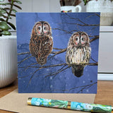 Alex Clark Blank Greetings Card - Twilight