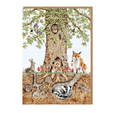 Wrendale Designs by Hannah Dale Nature Notecard Pack - Wild Woodland