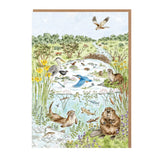 Wrendale Designs by Hannah Dale Nature Notecard Pack - The Riverbank