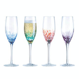 Anton Studio Designs 4-Piece 250ml Champagne Flutes - Speckle