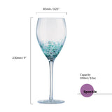 Anton Studio Designs 4-Piece 350ml Wine Glasses - Speckle