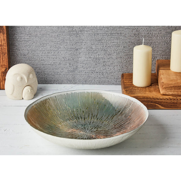Anton Studio Designs Radiance Glass Round Bowl - 33cm