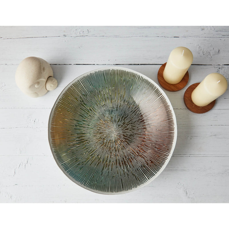 Anton Studio Designs Radiance Glass Round Bowl - 33cm