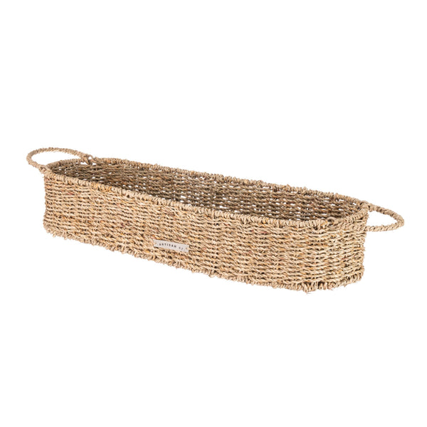 Artisan Street Seagrass Long Bread Basket