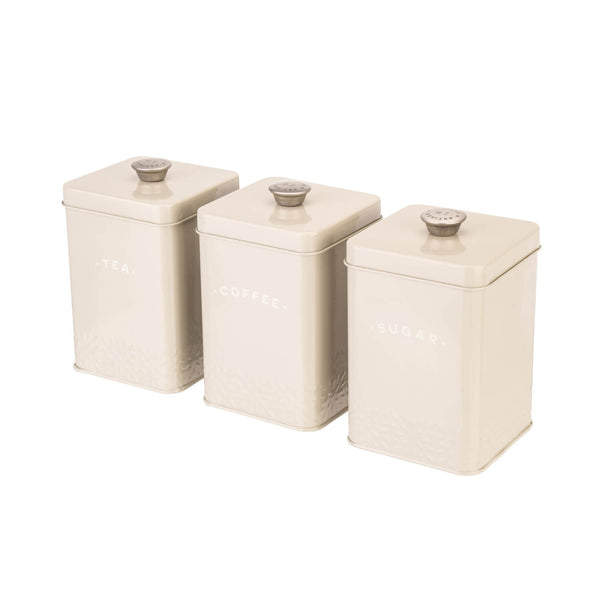Artisan Street Coffee Storage Canister - Cream
