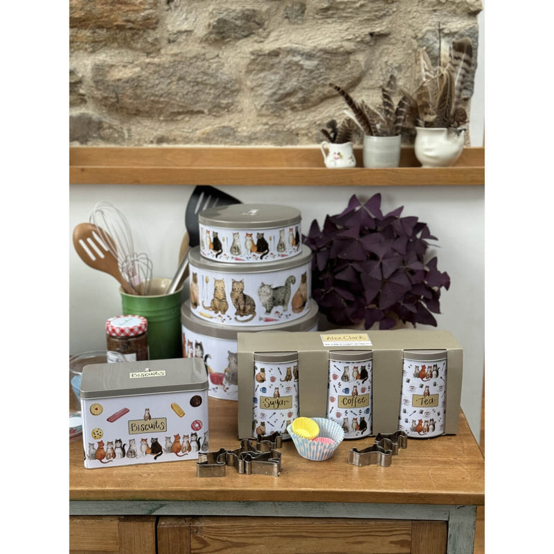 Alex Clark Set Of 3 Cake Tins - Marvellous Moggies