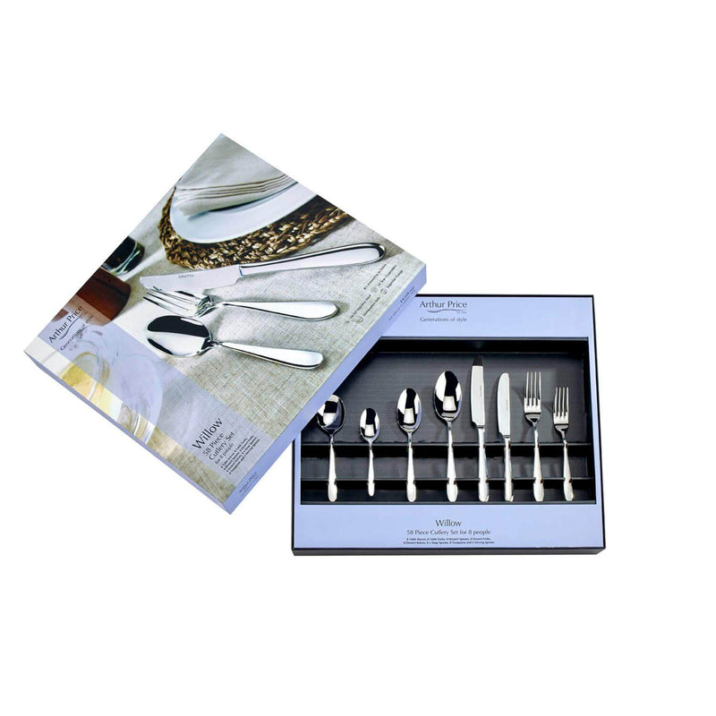 Arthur Price Willow Cutlery Set - 58-Piece