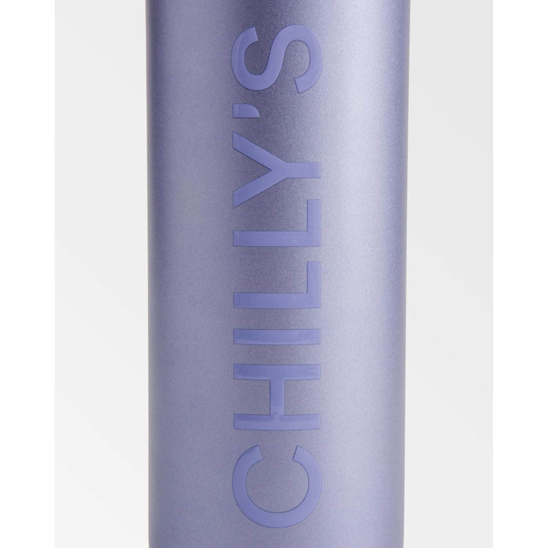 Chilly's Series 2 1-Litre Flip Reusable Water Bottle - Matte Metallic Lavender