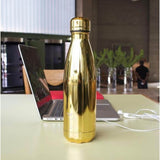 Chilly's 500ml Reusable Water Bottle - Gold