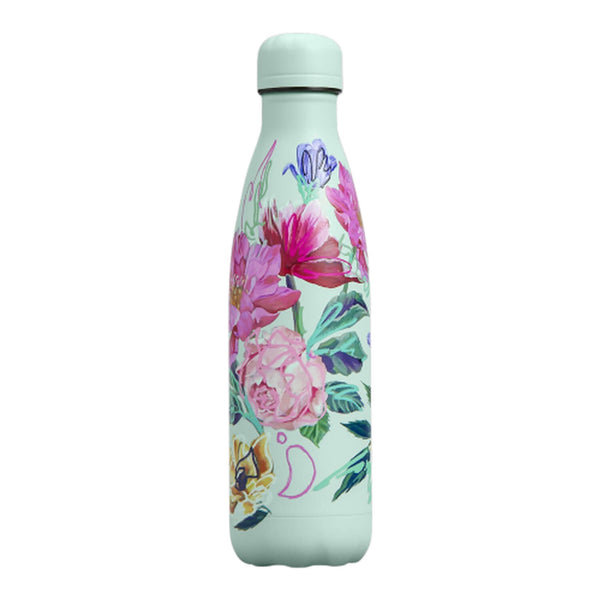 Chilly's 500ml Reusable Water Bottle - Floral Art Attack