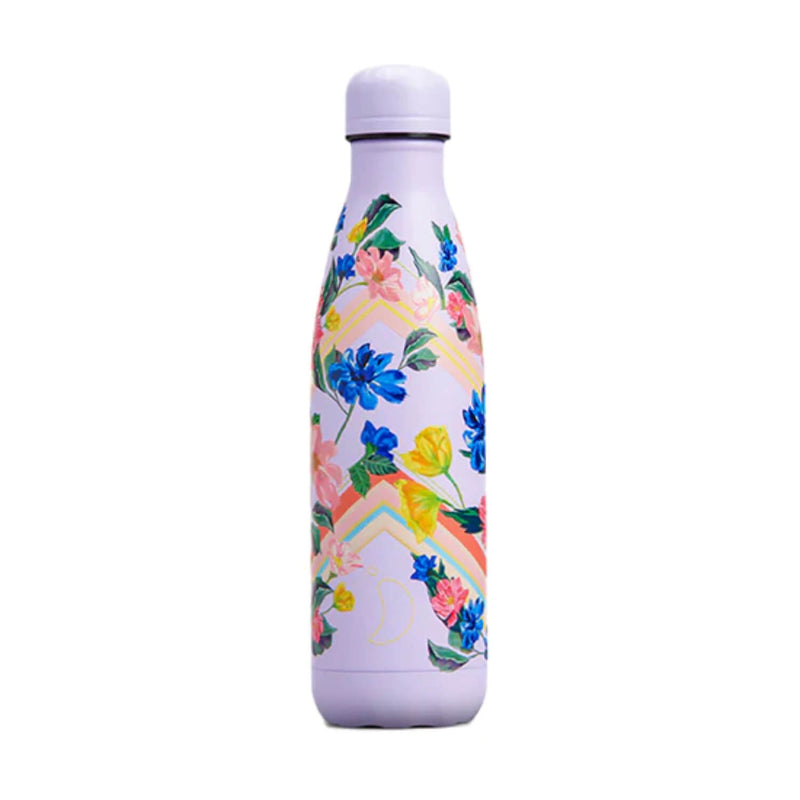 Chilly's 500ml Reusable Water Bottle - Floral Graphic Garden