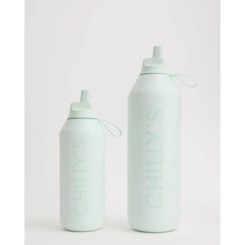 Chilly's Series 2 500ml Flip Reusable Water Bottle - Lichen