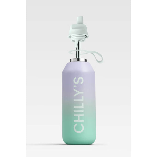 Chilly's Series 2 Flip Reusable Water Bottle - Morning Haze