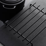Kilo Deluxe Heavy Duty Black Trivet - Large