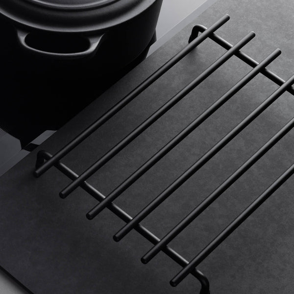Kilo Deluxe Heavy Duty Black Trivet - Large