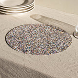 Liga Set of 4 Round Cork Placemats - Beach Clean