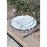 Liga Set of 4 Round Cork Placemats - Beach Clean