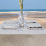 Liga Set of 4 Round Cork Placemats - Beach Clean