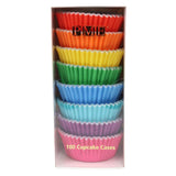 PME Pack of 100 Foil Lined Cup Cake Cases - Rainbow