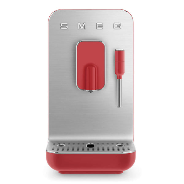 Smeg BCC02 Automatic Bean-to-Cup Coffee Machine - Matte Red