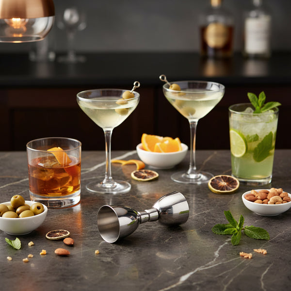 Barcraft Luxe Lounge Stainless Steel Double Jigger