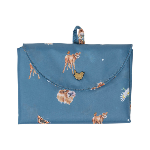 Wrendale Designs by Hannah Dale Foldable Shopping Bag - Farmyard Friends