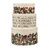 Emma Bridgewater Set Of 3 Round Cake Tins - Blackberry