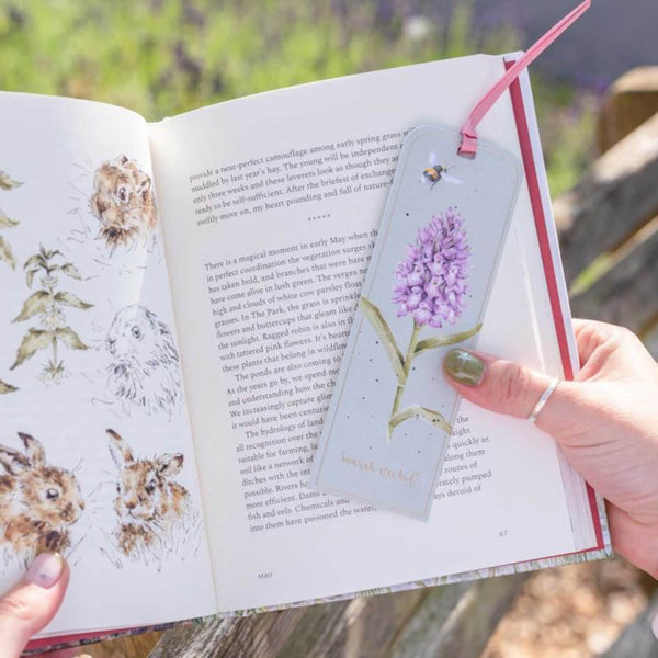 Wrendale Designs by Hannah Dale Bookmark - The Marsh Orchid - Bee