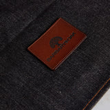 Barbary & Oak Denim Apron With Leather Detail