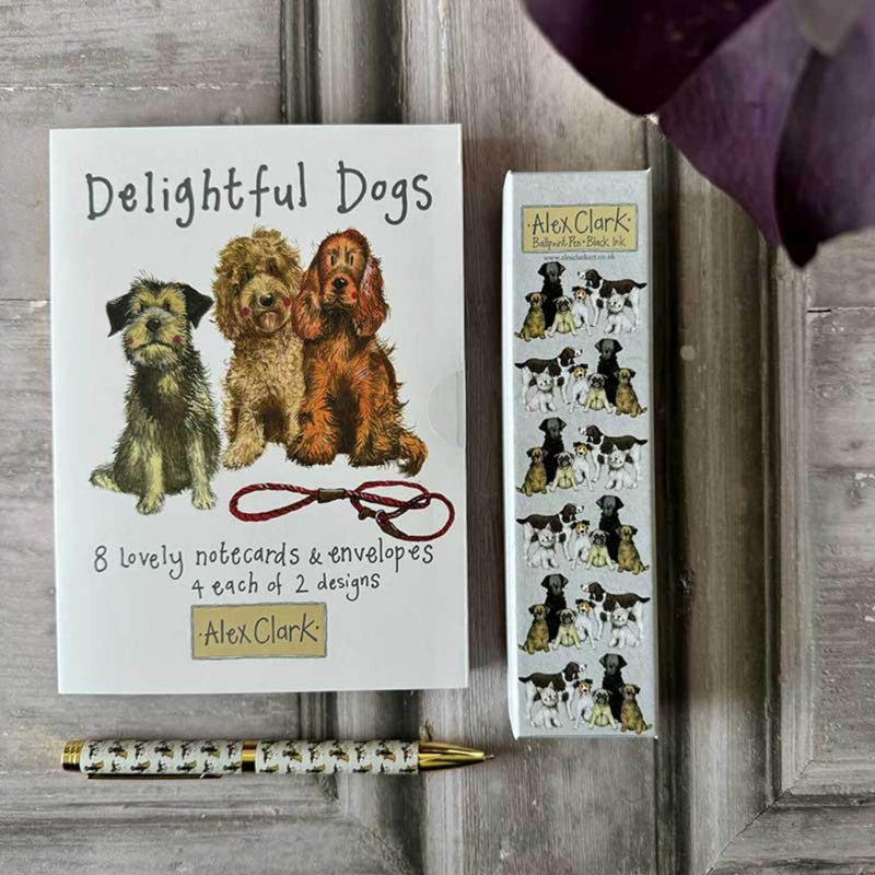 Alex Clark Ballpoint Pen - Delightful Dogs