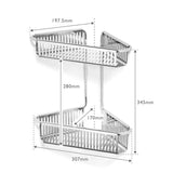 Robert Welch Burford Shower Double Corner Basket