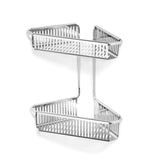 Robert Welch Burford 18.10 Stainless Steel Shower Double Corner Basket