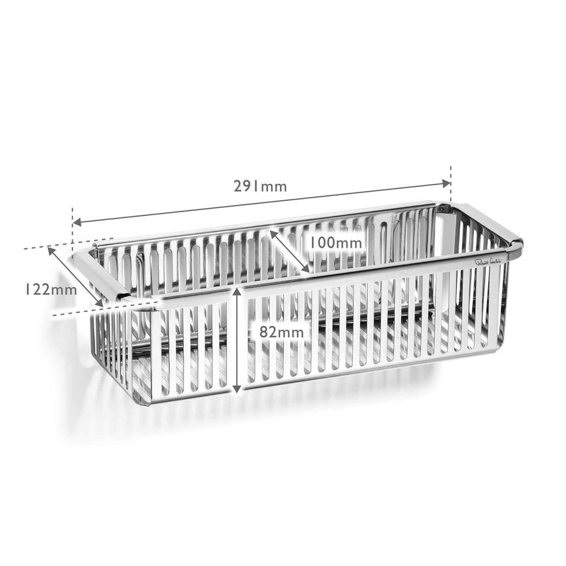 Robert Welch Burford Single Rectangular Shower Basket