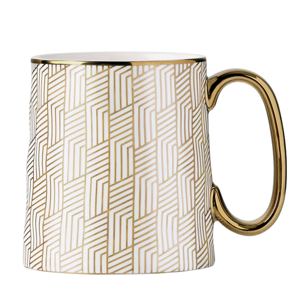 Bia International Geo 450ml Mug - Gold