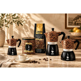 Bialetti X Dolce & Gabbana Leopardo 3-Cup Moka Express Italian Coffee Pot