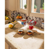 Bialetti X Dolce & Gabbana Sicilian 6-Cup Moka Express Italian Coffee Pot