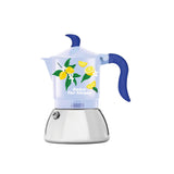 Bialetti Mercato Della Frutta Fiammetta Induction 4-Cup Moka Coffee Pot - Lemons