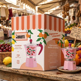 Bialetti Mercato Della Frutta Rainbow Stovetop 3-Cup Moka Coffee Pot - Cherries