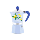 Bialetti Mercato Della Frutta Rainbow Stovetop 3-Cup Moka Coffee Pot - Lemons