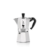 Bialetti Moka Express 6-Cup Stovetop Italian Coffee Pot - Silver
