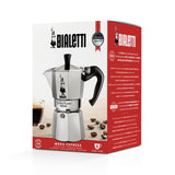 Bialetti Moka Express 6-Cup Stovetop Italian Coffee Pot - Silver