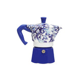 Bialetti X Dolce & Gabbana Blu Mediterraneo 3-Cup Moka Express Italian Coffee Pot