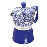 Bialetti X Dolce & Gabbana Blu Mediterraneo 3-Cup Moka Express Italian Coffee Pot